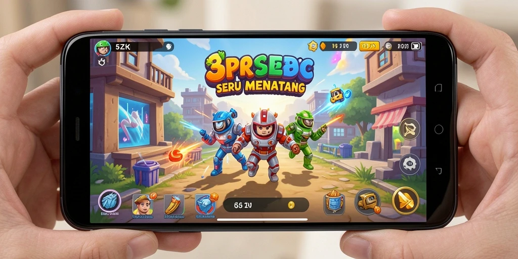 Tampilan gameplay seru dari 5ZK yang menarik.