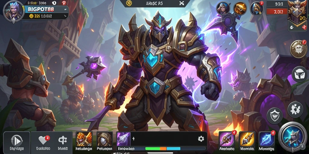 Gameplay seru di BIGPOT88 dengan pertempuran menegangkan.
