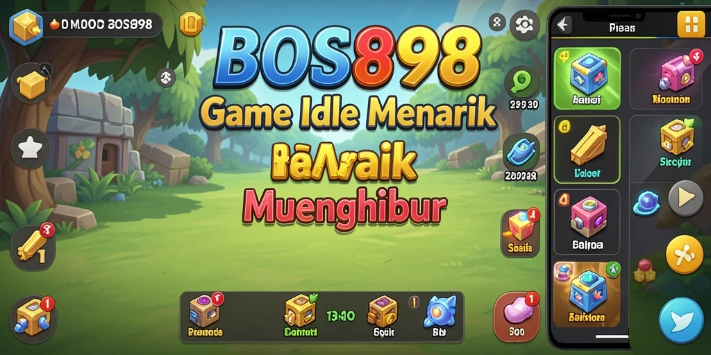 Tampilan gameplay seru dan interaksi karakter di BOS898.