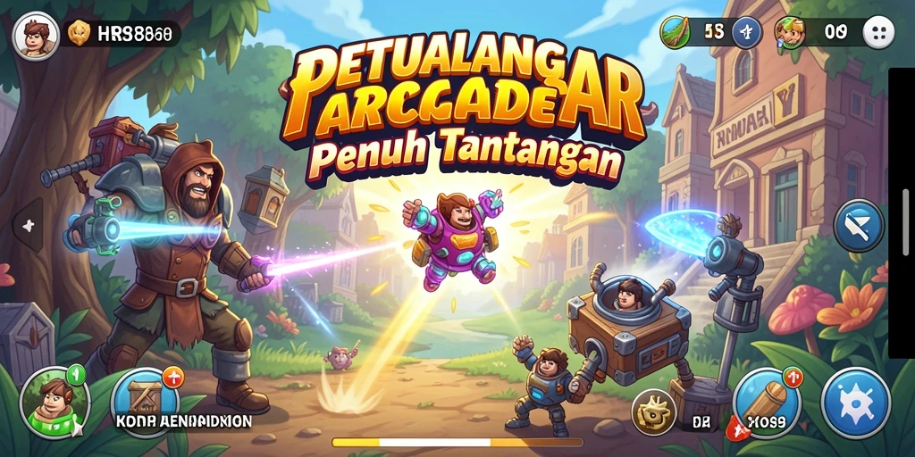 Tangkapan layar gameplay HR89 yang menunjukkan aksi seru dan tantangan.