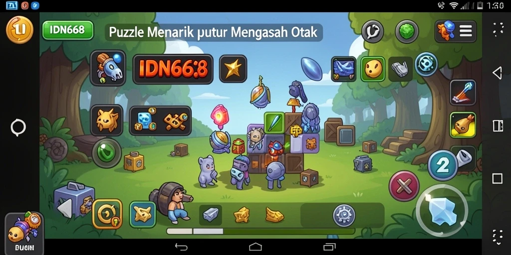 Tampilan gameplay IDN668 penuh tantangan dan keseruan.