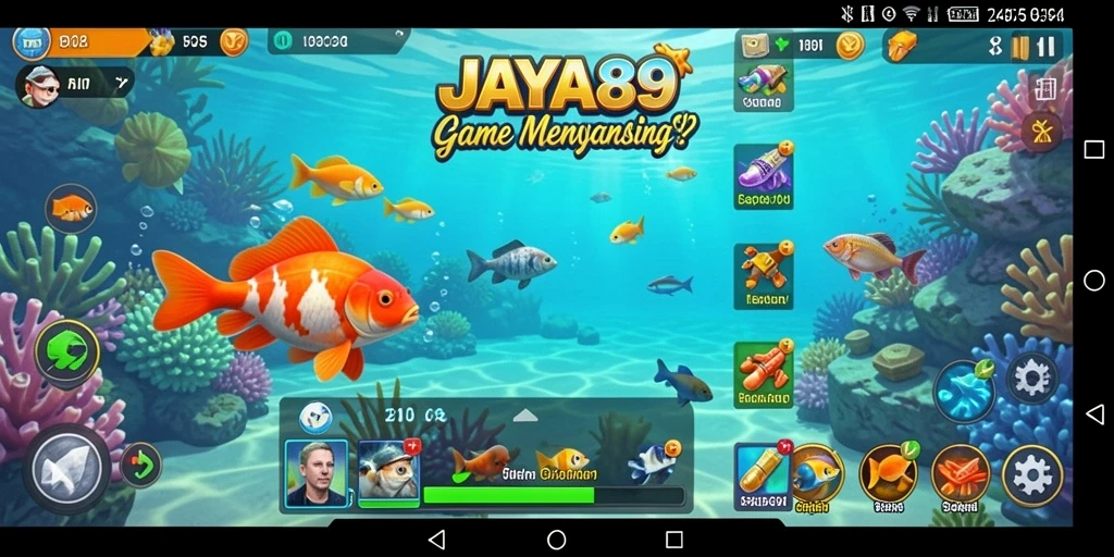 Tangkapan menakjubkan dalam gameplay fishing JAYA89.