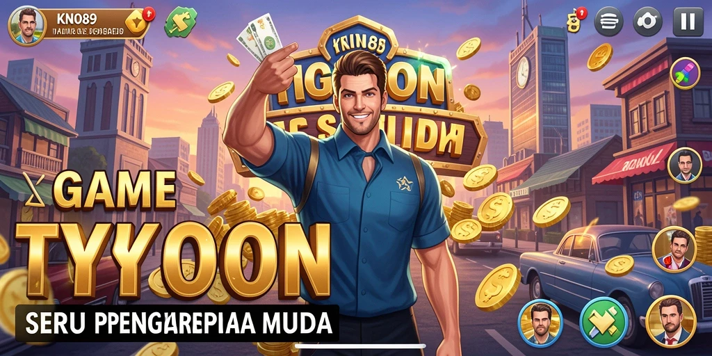 Screenshot gameplay KNO89 dengan tampilan bisnis yang dinamis.