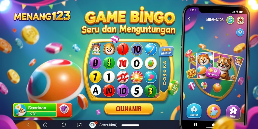 Tampilan seru gameplay Bingo di MENANG123.