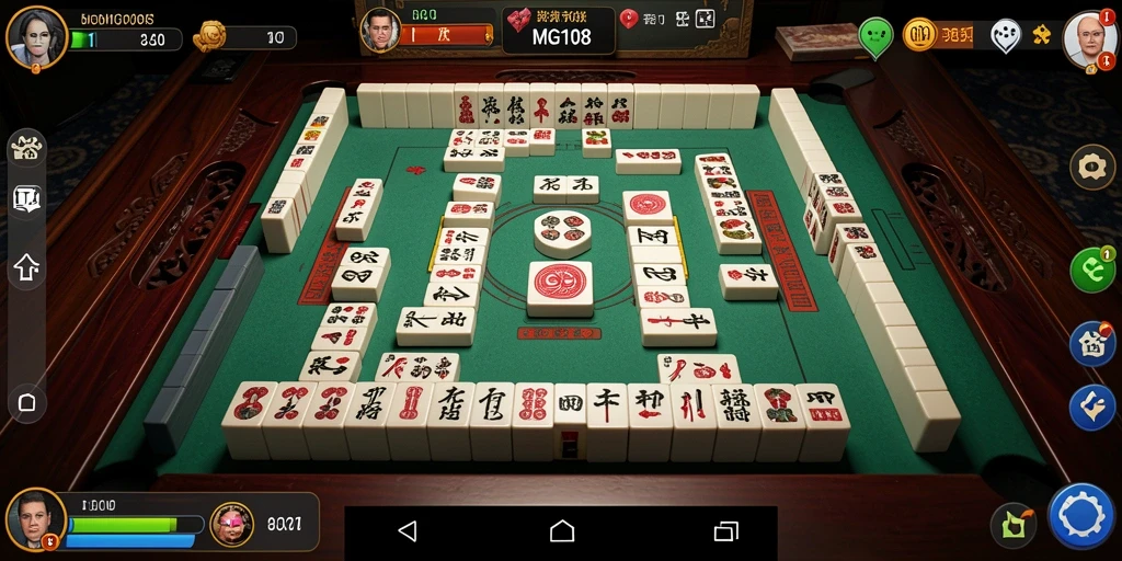 Tampilan gameplay seru Mahjong di MG108 dengan grafis menawan.