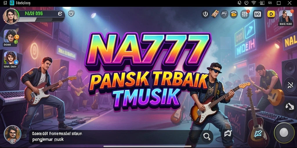 Screenshot gameplay NA777 yang menampilkan pengalaman bermain musik.