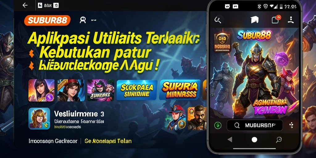 Tampilan utama aplikasi SUBUR88 menampilkan fitur dan fungsi yang beragam.