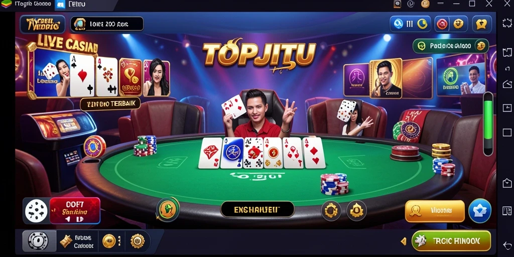 Gameplay menarik dari TOPJITU di Live Casino dengan dealer profesional.